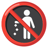 Abfall verboten - Noto Color Emoji