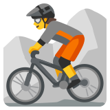 Mountainbiker(in) - Noto Color Emoji