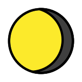 Drittes Mondviertel - OpenMoji