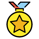 Sportmedaille - OpenMoji