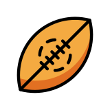 Rugbyball - OpenMoji