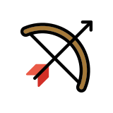 Pfeil und Bogen - OpenMoji