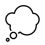 Gedankenblase - OpenMoji