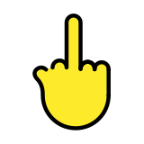 Mittelfinger - OpenMoji