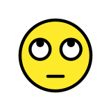 Augen verdrehendes Gesicht - OpenMoji