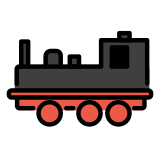 Dampflokomotive - OpenMoji