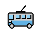 Oberleitungsbus - OpenMoji