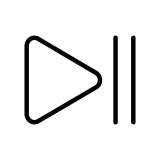 Wiedergabe oder Pause - OpenMoji