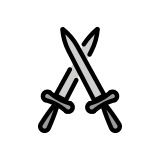 Gekreuzte Schwerter - OpenMoji