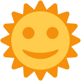 Sonne mit Gesicht - Twitter / X