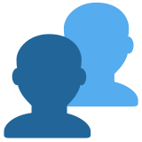 Silhouette mehrerer Büsten - Twitter / X