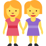 Händchen haltende Frauen - Twitter / X