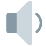 Lautsprecher mit mittlerer Lautstärke - Twitter / X