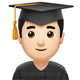 Student: helle Hautfarbe