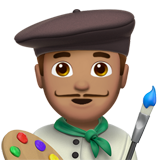 Künstler: mittlere Hautfarbe