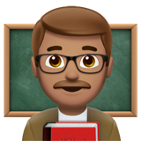 Lehrer: mittlere Hautfarbe