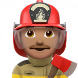 Feuerwehrmann: mittlere Hautfarbe