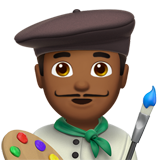 Künstler: mitteldunkle Hautfarbe