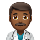 Arzt: mitteldunkle Hautfarbe