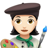 Künstlerin: helle Hautfarbe