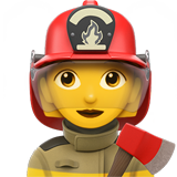 Feuerwehrfrau Emoji