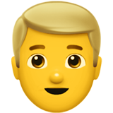 Blonder Mann Emoji