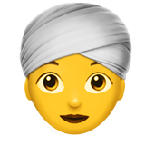 Frau mit Turban
