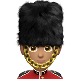 Wachsoldat: mittlere Hautfarbe