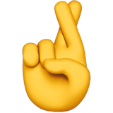 Gekreuzte Finger Symbol