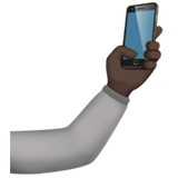 Selfie: dunkle Hautfarbe