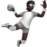Handballspieler(in): dunkle Hautfarbe