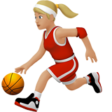 Frau mit Ball: mittelhelle Hautfarbe