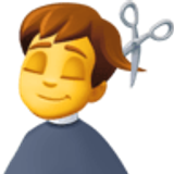 Mann beim Haareschneiden - Facebook