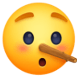 Lügendes Gesicht - Facebook