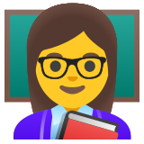 Lehrerin - Noto Color Emoji