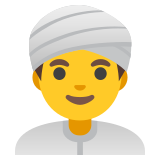 Mann mit Turban - Noto Color Emoji