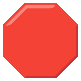 Stoppschild - Noto Color Emoji