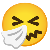 Niesendes Gesicht - Noto Color Emoji