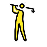 Golfer - OpenMoji