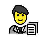 Büroangestellter - OpenMoji