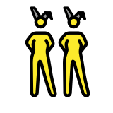 Frauen mit Hasenohren - OpenMoji