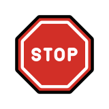 Stoppschild - OpenMoji