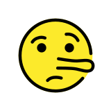 Lügendes Gesicht - OpenMoji
