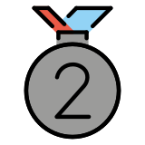 Silbermedaille - OpenMoji