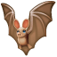 Fledermaus Emoji U+1F987 Fledermaus Emoji U+1F987