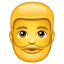 Bärtiger Mann U+1F9D4 Bärtiger Mann U+1F9D4
