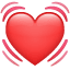 Schlagendes Herz Emoji U+1F493 Schlagendes Herz Emoji U+1F493
