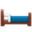 Bett Emoji U+1F6CF Bett Emoji U+1F6CF
