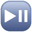 Pause Abspielen Taste U+23EF Pause Abspielen Taste U+23EF