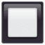 Weißes Quadrat schwarzer Rand U+1F532 Weißes Quadrat schwarzer Rand U+1F532